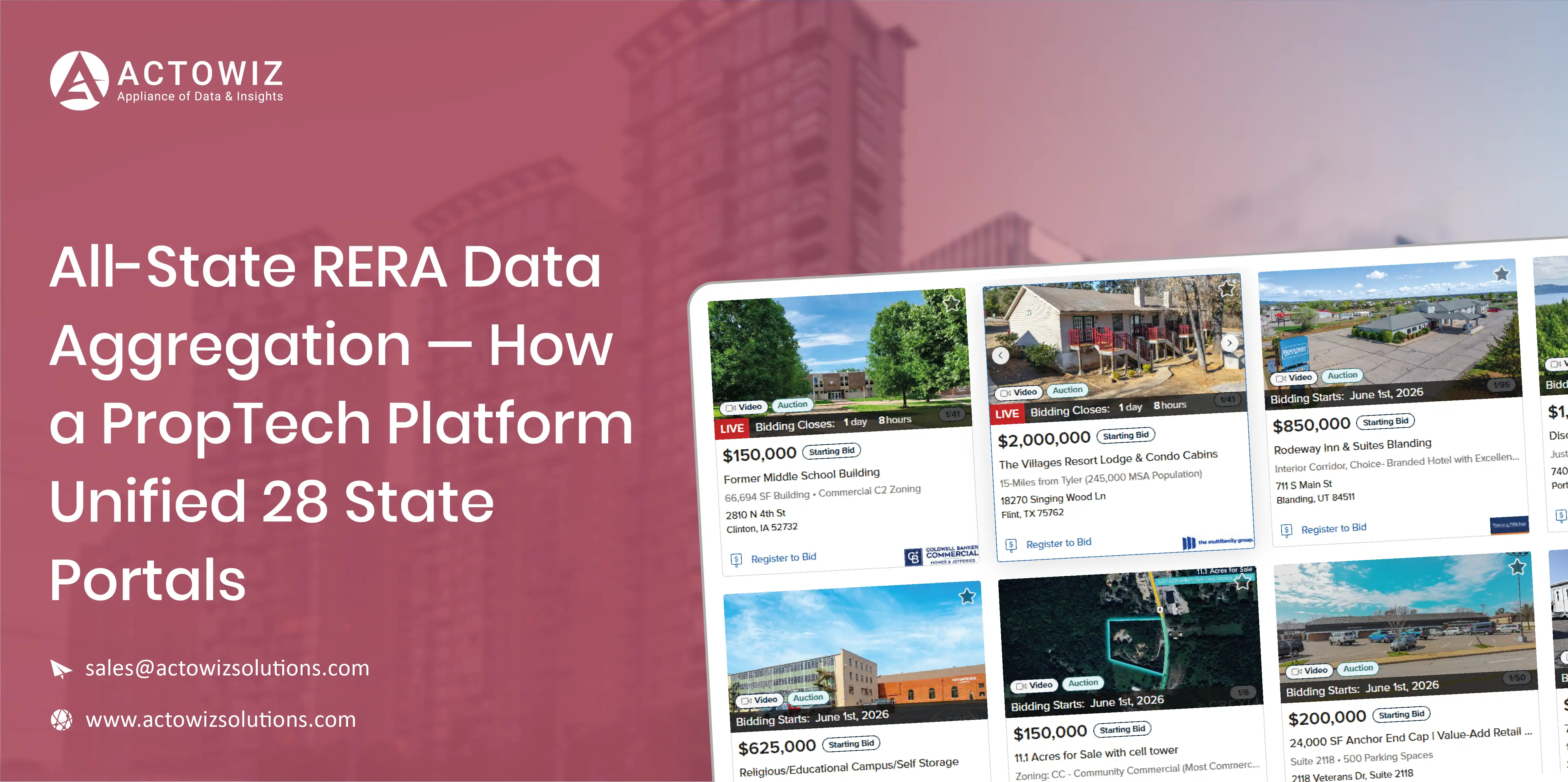 All-State RERA Data Aggregation — How a PropTech Platform Unified 28 State Portals